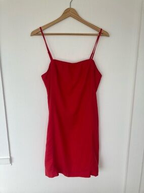 GAP Red linen dress